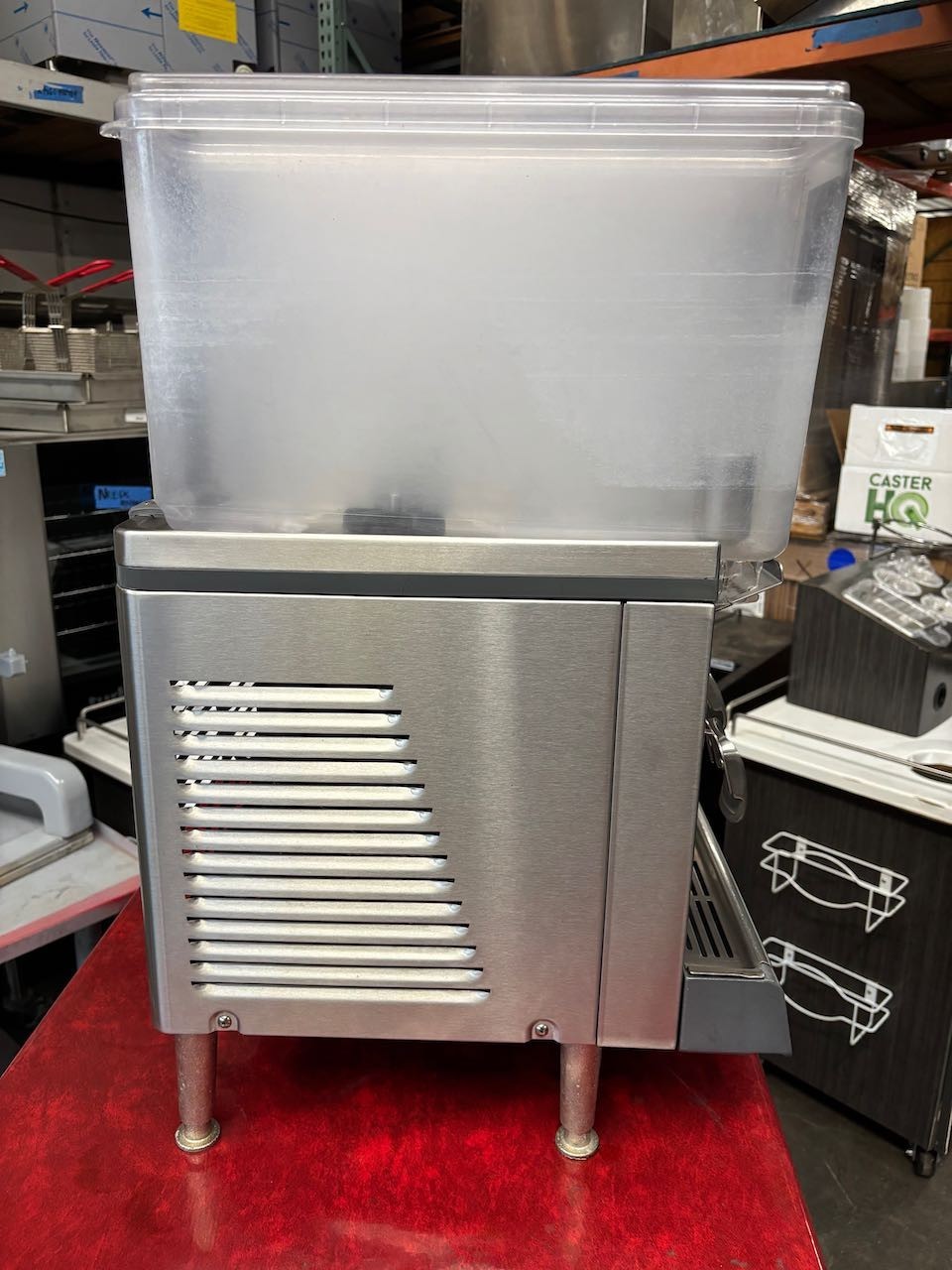 4 Flavor Refrigerated Beverage Dispenser Drink Fountain Bubbler Crathco #4419