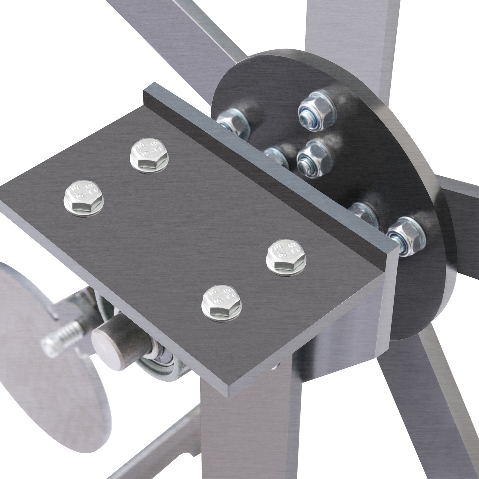 Metal 8" inch Portable Reactive Steel Shooting Target, No Welding