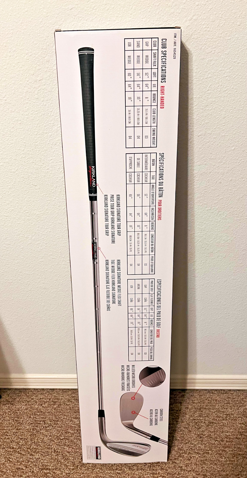 Kirkland Signature Gen 2 3-Piece Golf RH Wedge Set. BRAND NEW FREE SHIPPING