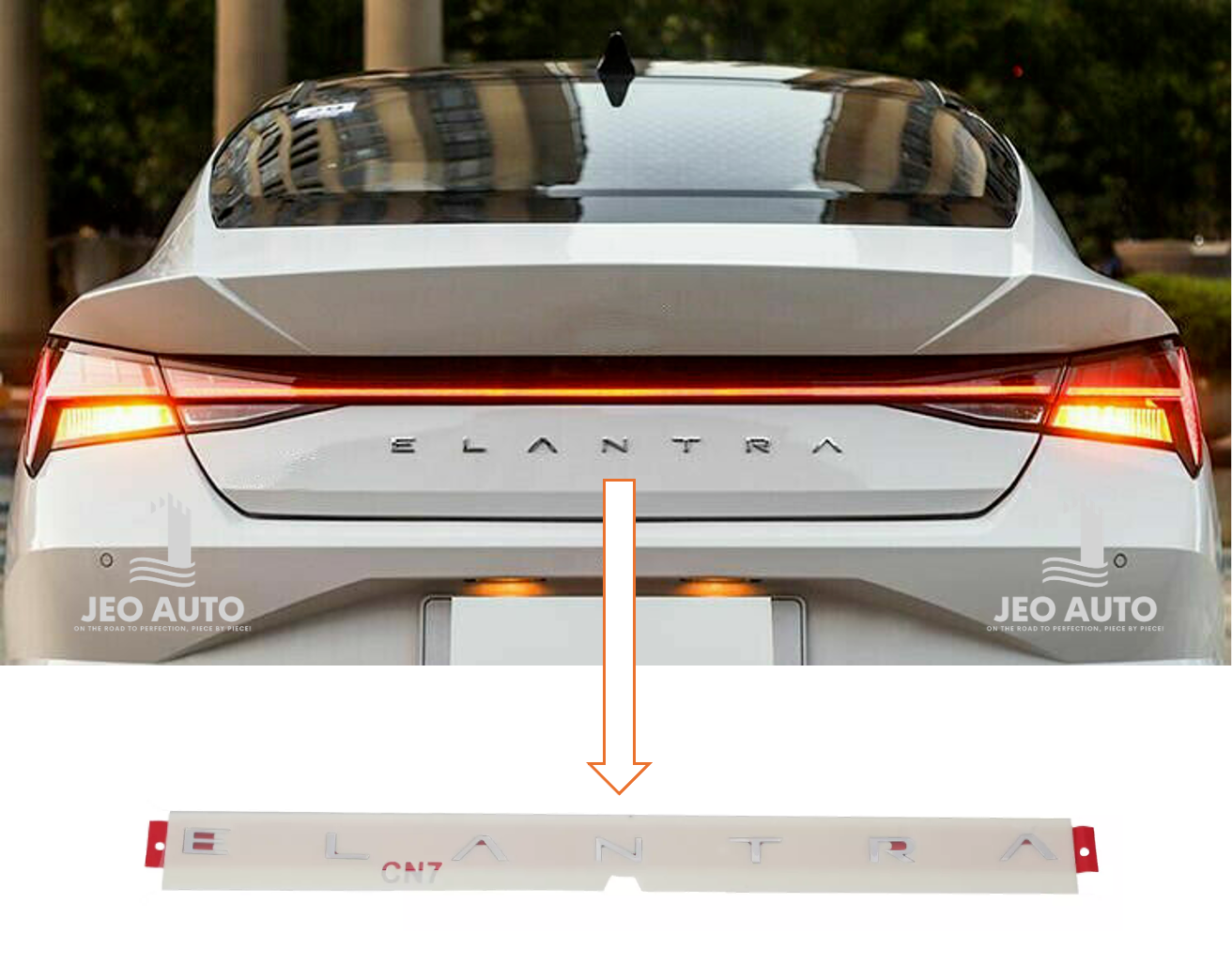 REAR Trunk Lid Emblem Badge For 2021-2025 Hyundai ELANTRA 86310-AA100 OEM