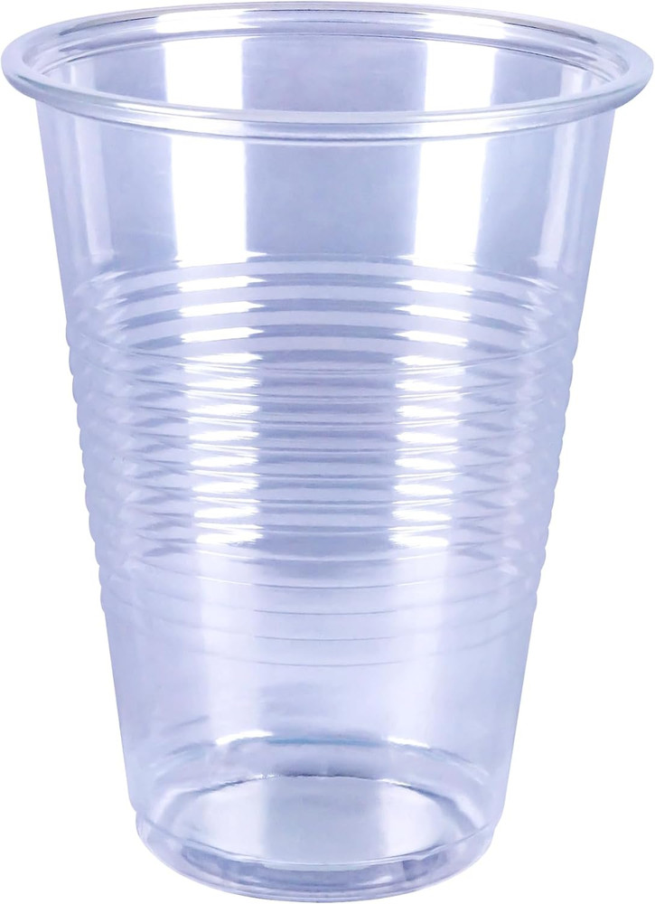 Disposable Clear Plastic Cups, 16Oz, 50 Count