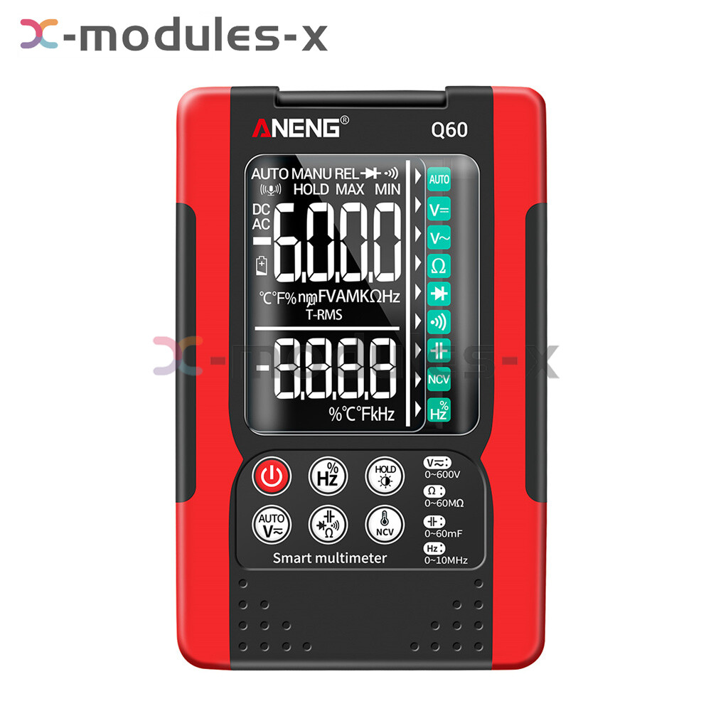 ANENG Q60 Digital Multimeter AC DC Voltmeter Ammeter Volt Tester Meter