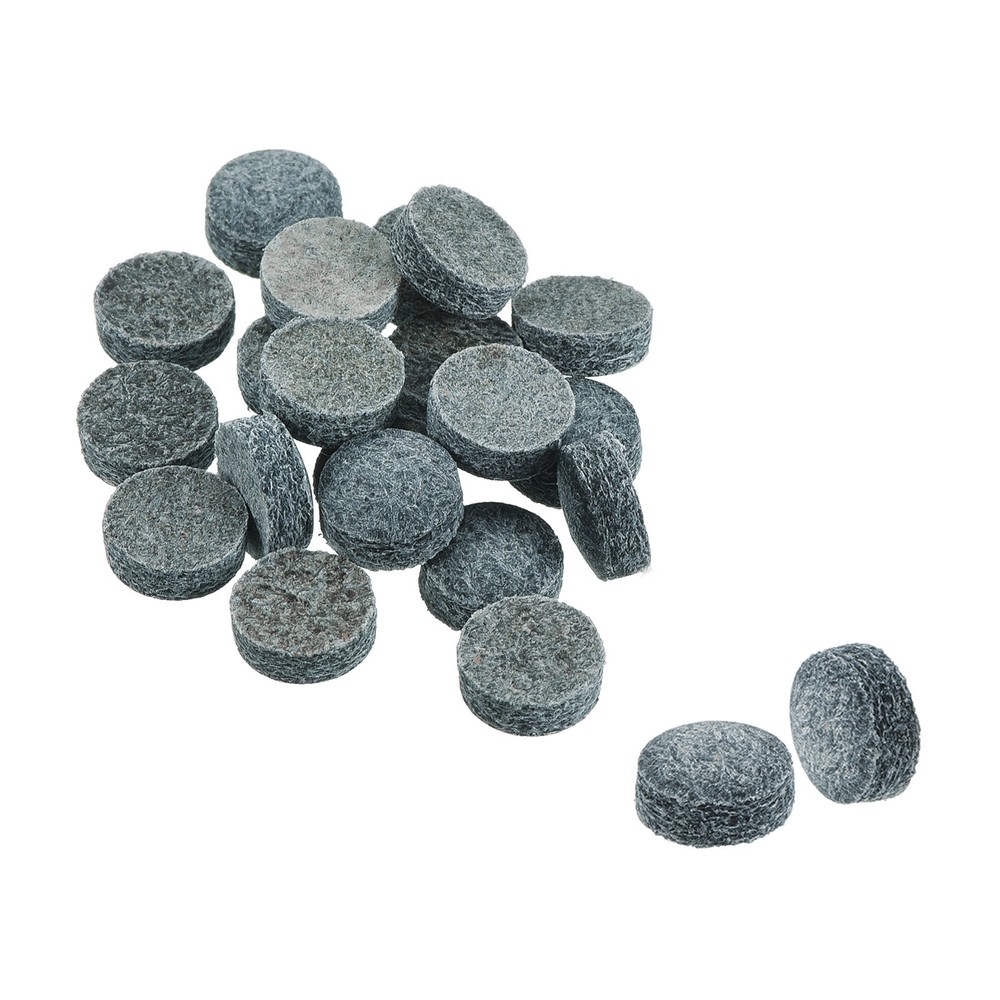 9mm Billiard Slide Stick Tips, 20pcs Replacement Tips, Grey