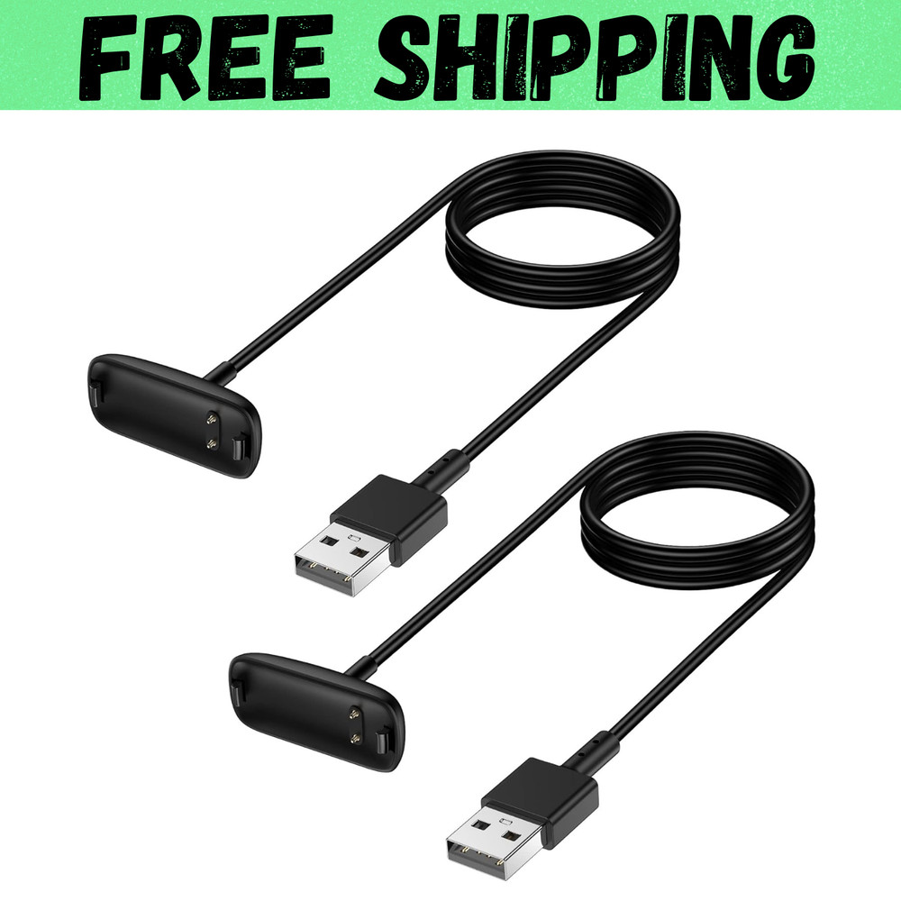 Fitbit Inspire 3 Charger Cable 2 Pack 3.3Ft