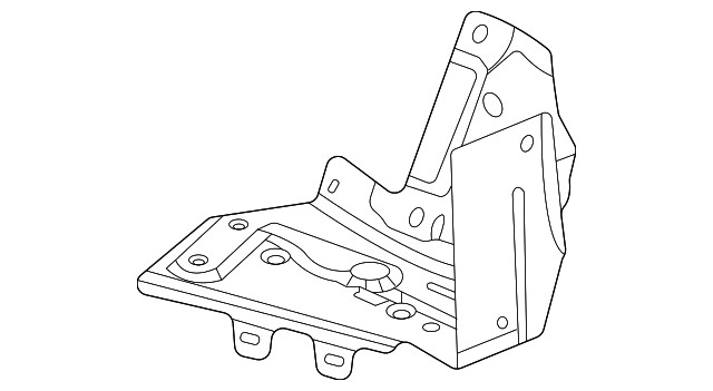 Genuine GM Radiator Support Splash Shield Bracket 84689047