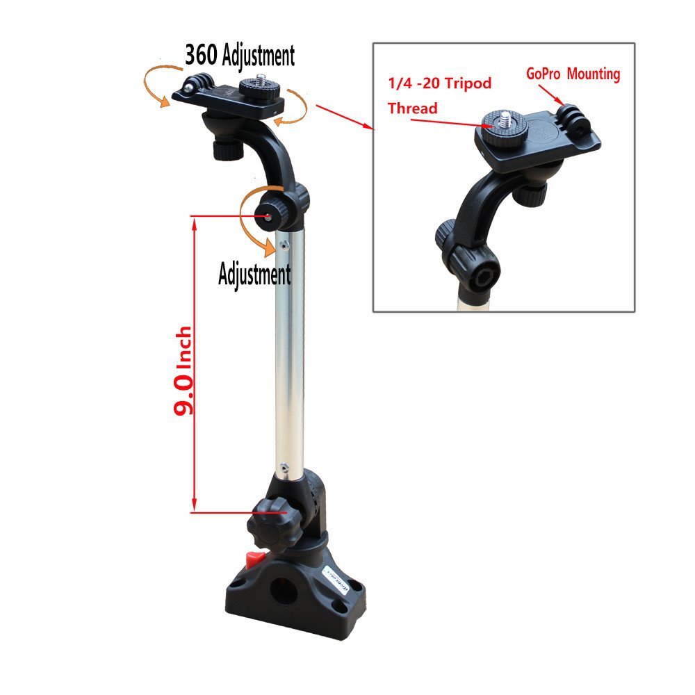 Kayak Portable Camera Mount/for Go Pro Mount