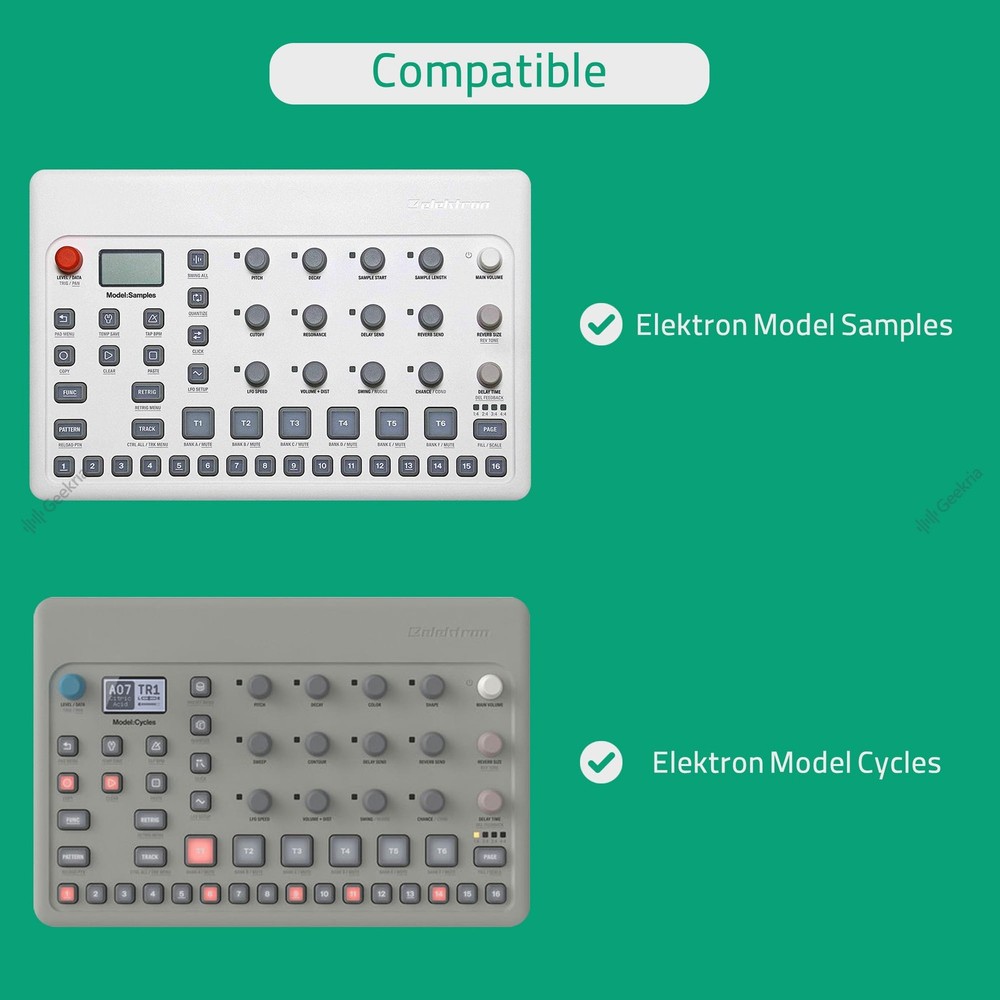 Hard Shell Travel Case with Elektron Model Samples/Model Cycles, Audio Sample...