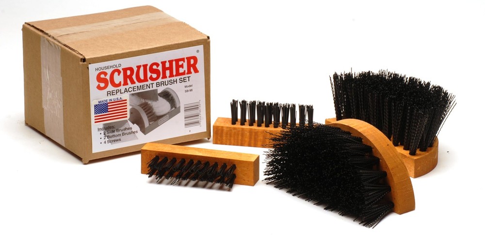 Brush Set for Standard Scrusher - Boot Scraper Replacement Brush Set