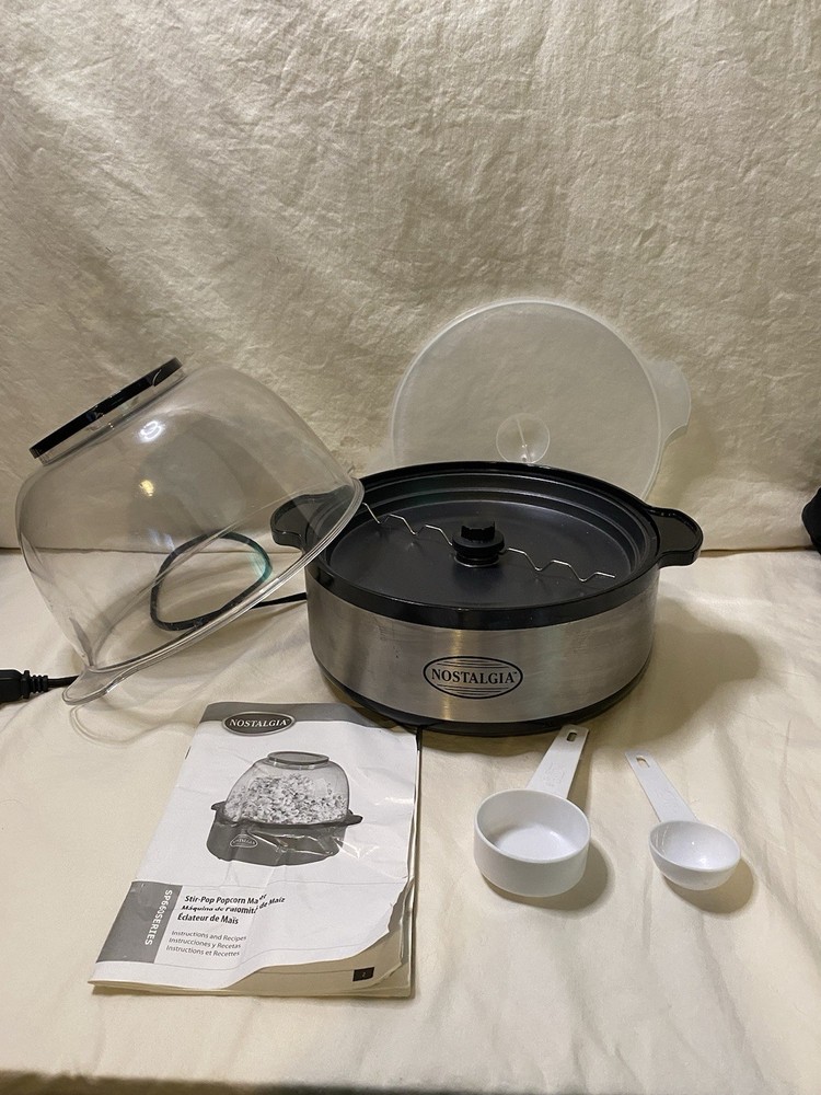 Nostalgia Stir-pop Popcorn Maker