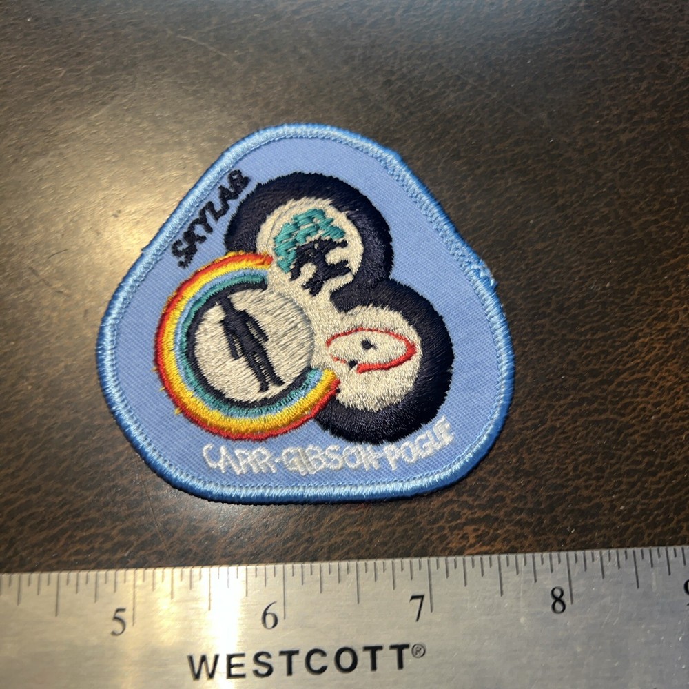 Vintage Obsolete NASA Space Program Patch Skylab Carr Gibson Pogue