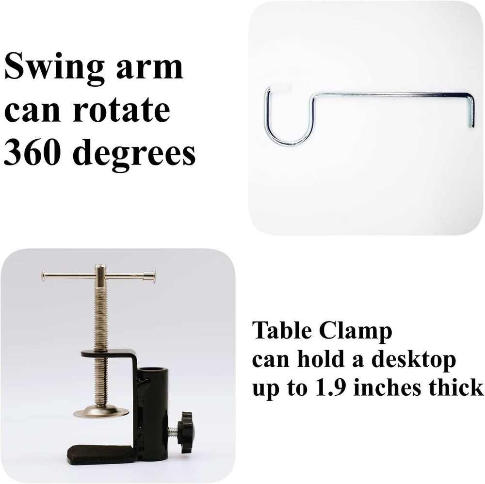 Compact Alloy Steel Motor Stand with Robust Clamping & Swing Functionality