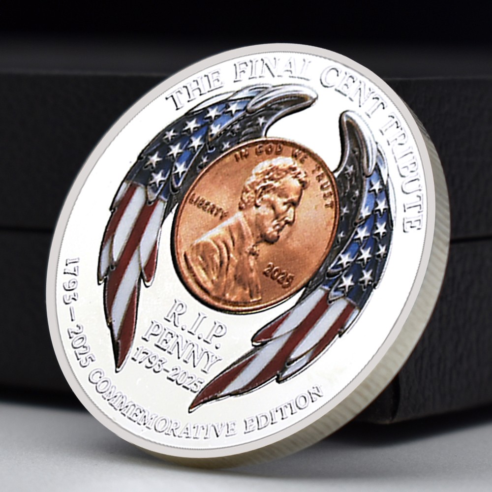 The Last U.S. One Cent Commemorative Coin - 2025 Final Penny Tribute Medal