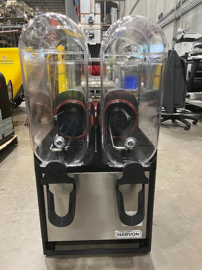 Narvon Double 5 Gallon Bowl Refrigerated Beverage Dispenser - 115V