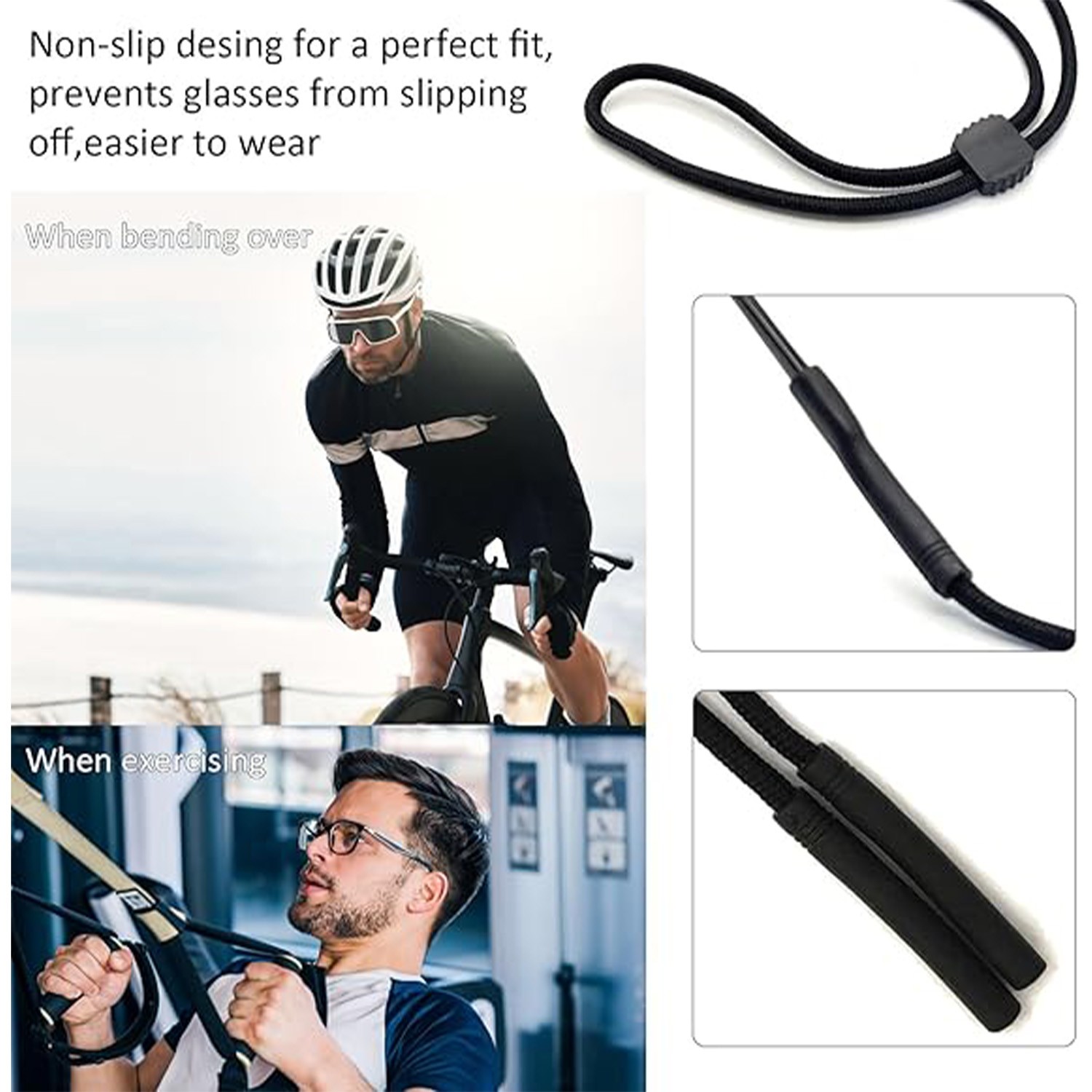 1~3 Sport Sunglass Neck Strap Eyeglass Read Glasses Neck Cord Lanyard Holder