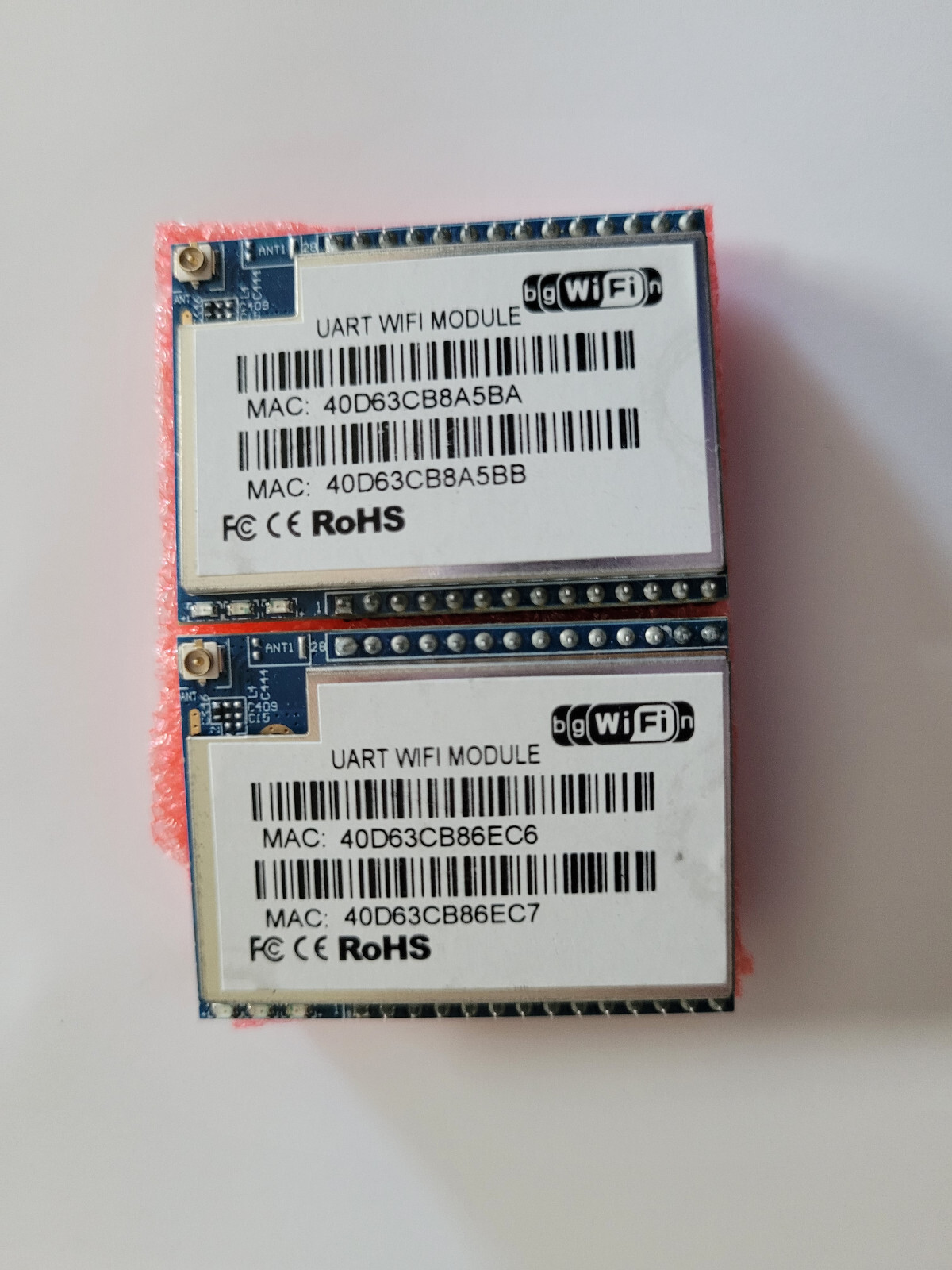 2pcs - Uart Serial Port to Ethernet Wi-Fi Wireless Module