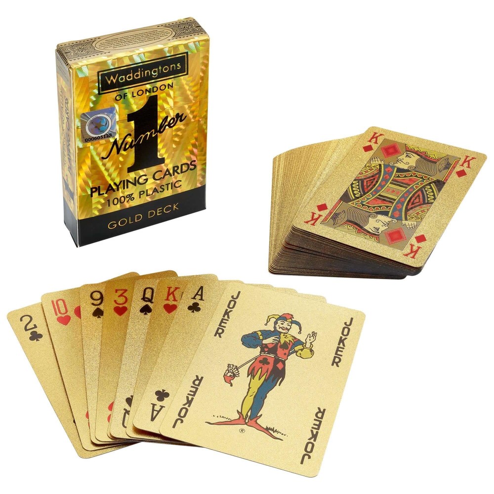 Gold Waddingtons No.1 Playing Cards - New & Sealed