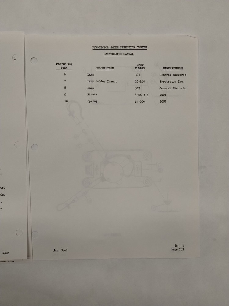 Pyrotector Incorporated Smoke Detection System Maintenance Manual-Original