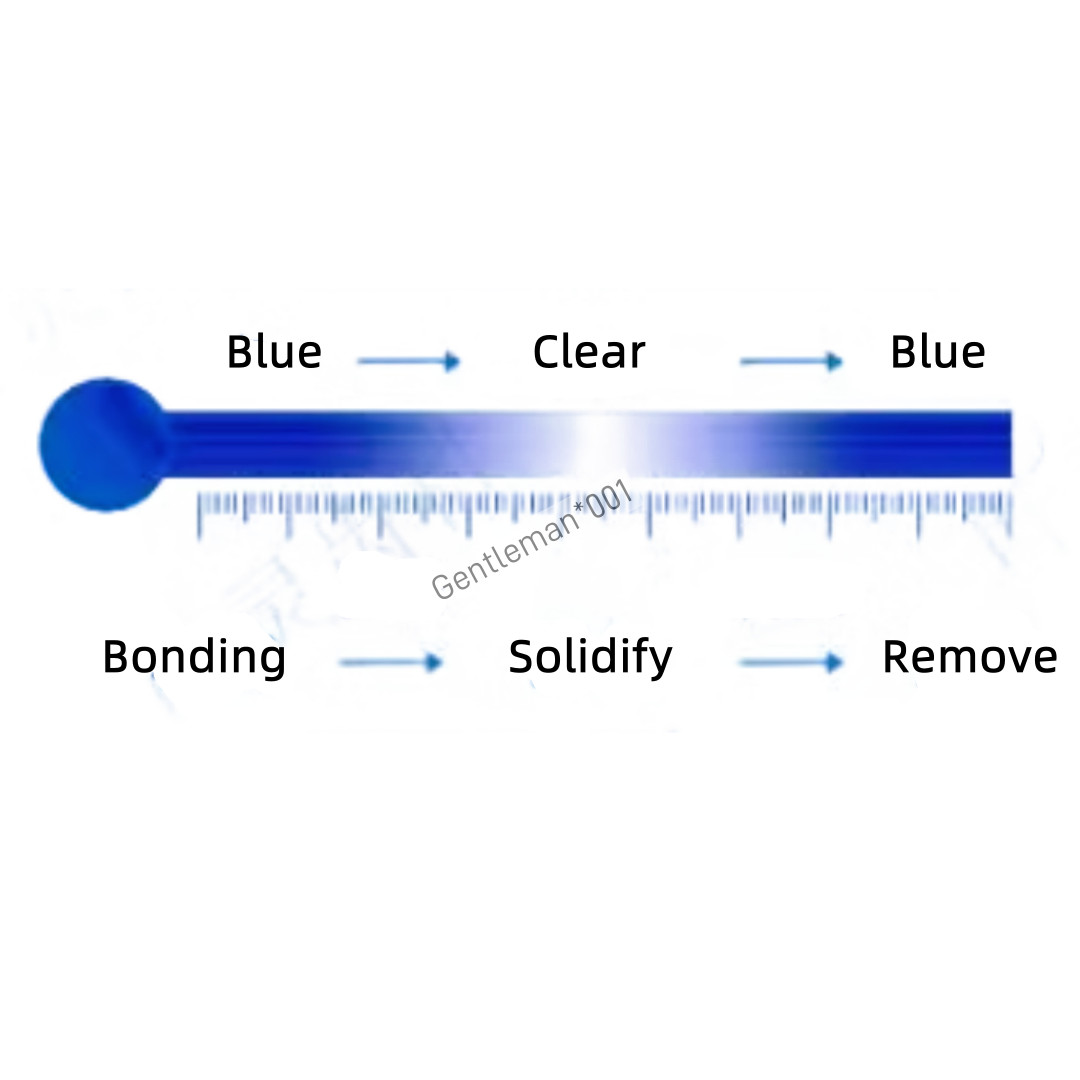 Dental Orthodontic Brackes Bonding Adhesive Light Cure Band Cement Blue Paste 5g