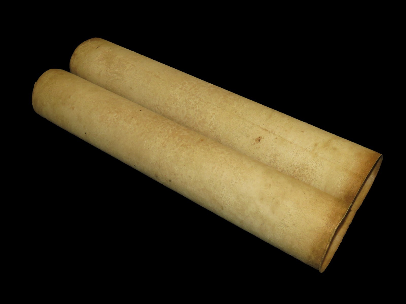 LARGE RARE TORAH BIBLE MANUSCRIPT VELLUM LEAF 150-200 YRS OLD FROM ITALY