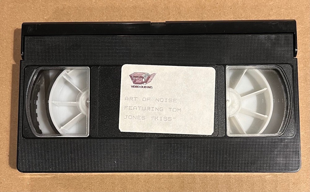 Art Of Noise featuring Tom Jones - Kiss ULTRA RARE promo VHS single