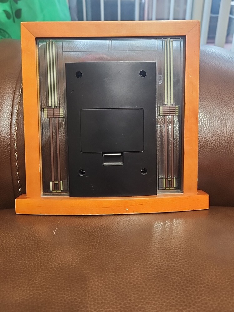 Bulova Frank Lloyd Wright mantle clock "Glasner House"