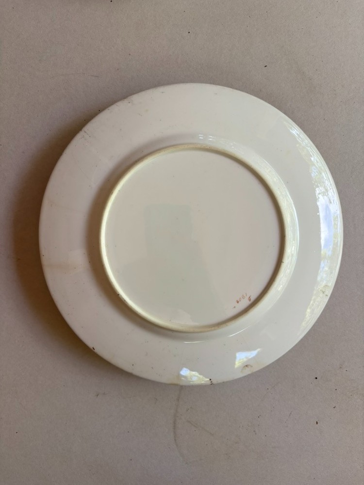 5 Large Plates - Unmarked + Cake Stand
