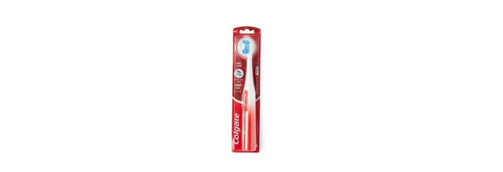 Colgate Optic White Battery Powered Toothbrush, Soft White