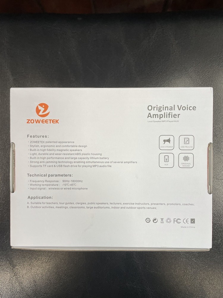 Zoweetek original voice amplifier (NEW)