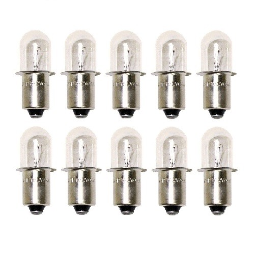 (10) 19.2 VOLT Flashlight / Worklight Replacement XENON Bulbs for CRAFTSMAN