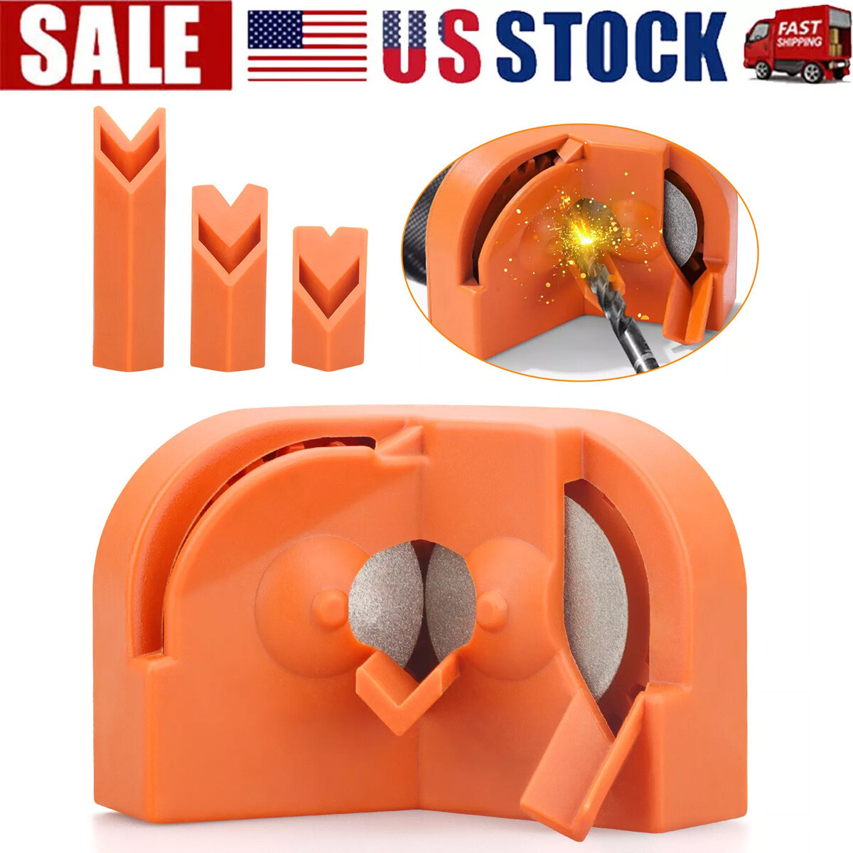 Electric Drill Bit Sharpener Multifunction Scissor/Knife Drill Sharpening Tool