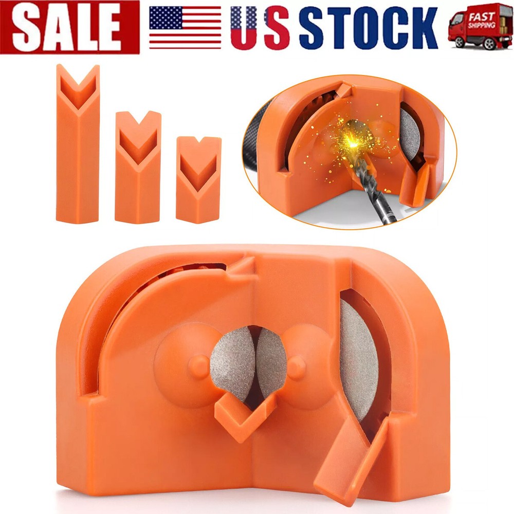 Portable Multipurpose Drill Bit Grinding Sharpener Twisted Drill Bit Grinder USA