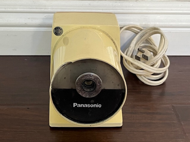 Panasonic KP-22A Electric Pencil Sharpener Cream