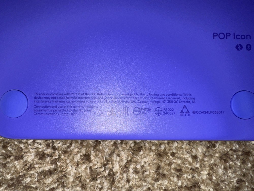 Logitech Pop Icon Key Wireless Keyboard + Mouse Set