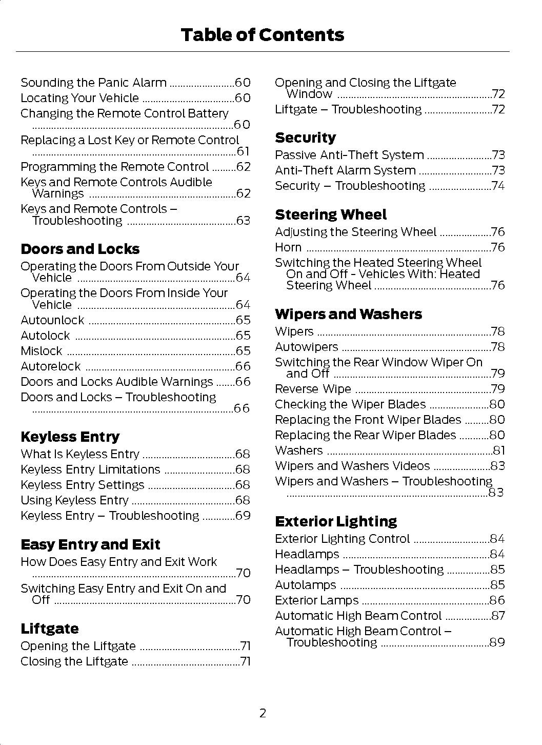 2025 Ford Bronco Sport Owners Manual User Guide