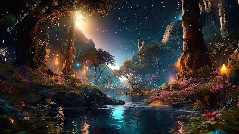 Digital Image Picture Photo Wallpaper Background Desktop AI Art Sample Product