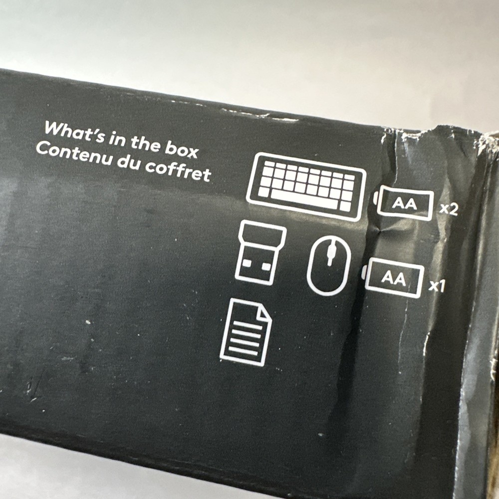 Logitech MK540 Combo Advanced Wireless Keyboard & Mouse Combo USB Receiver Black