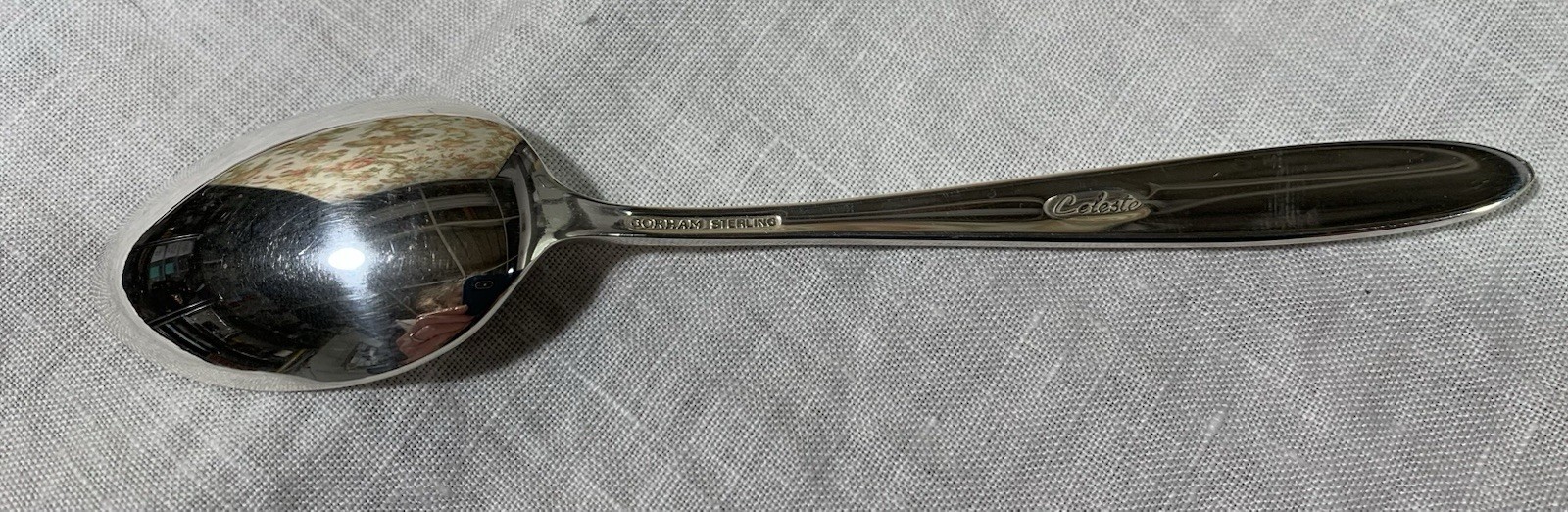 vintage Gorham CELESTE sterling silver TEASPOON ~ NO MONO ~ unused 6"