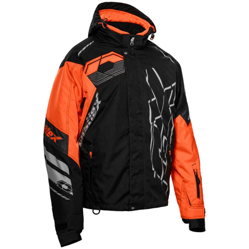 Castle X Code G2 Snowmobile Jacket - Orange/Black/Silver
