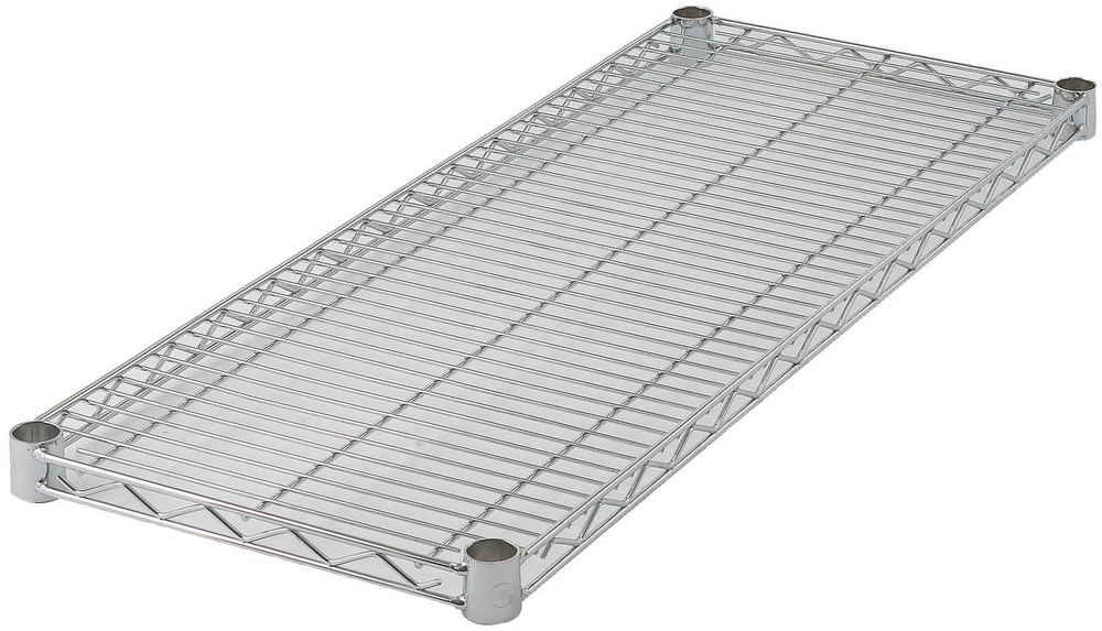Wire Shelf, Chrome Plated, 18" x 60" (2 Each)