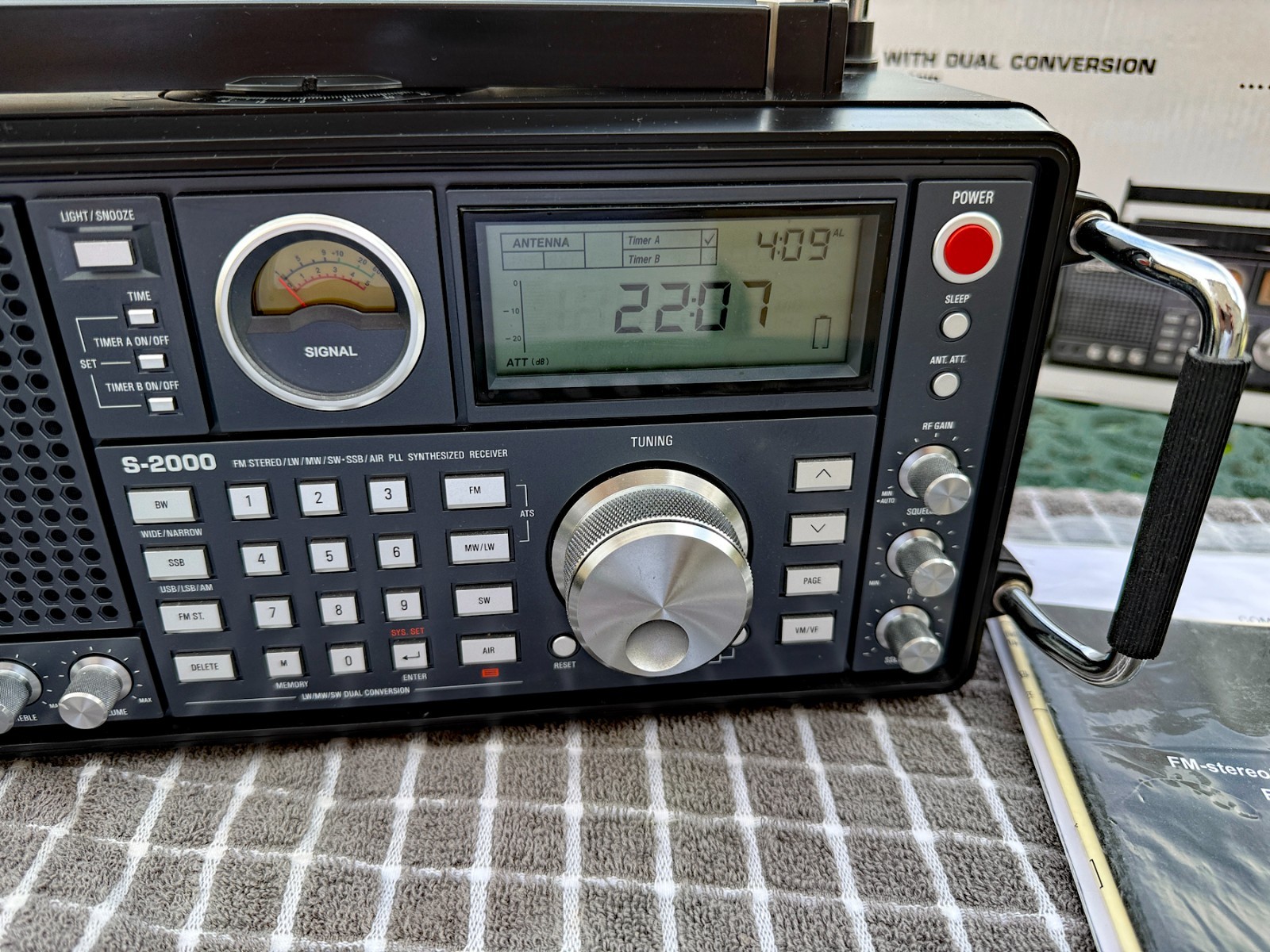 Tecsun S-2000 Shortwave Radio Receiver w/ Antenna – LW/MW/SW/FM/AIR