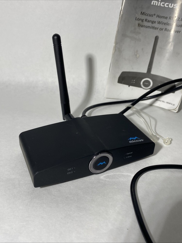 Miccus Home RTX 2.0 Bluetooth Extender Long Range Wireless Audio Transceiver