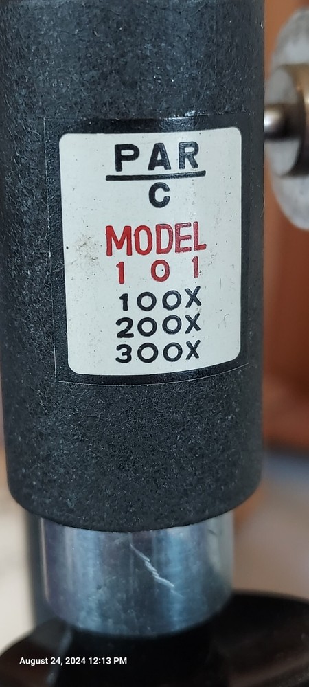 Vintage Par C Model 101 Tiny Microscope