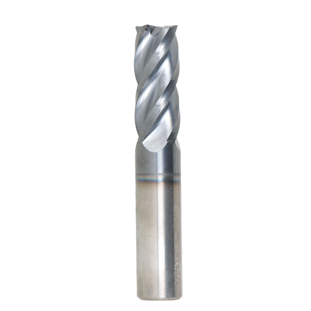 5× 4 Flute 1/2" x 1-1/4" x 3" Variable Helix Solid Carbide End Mill TiALN Coated
