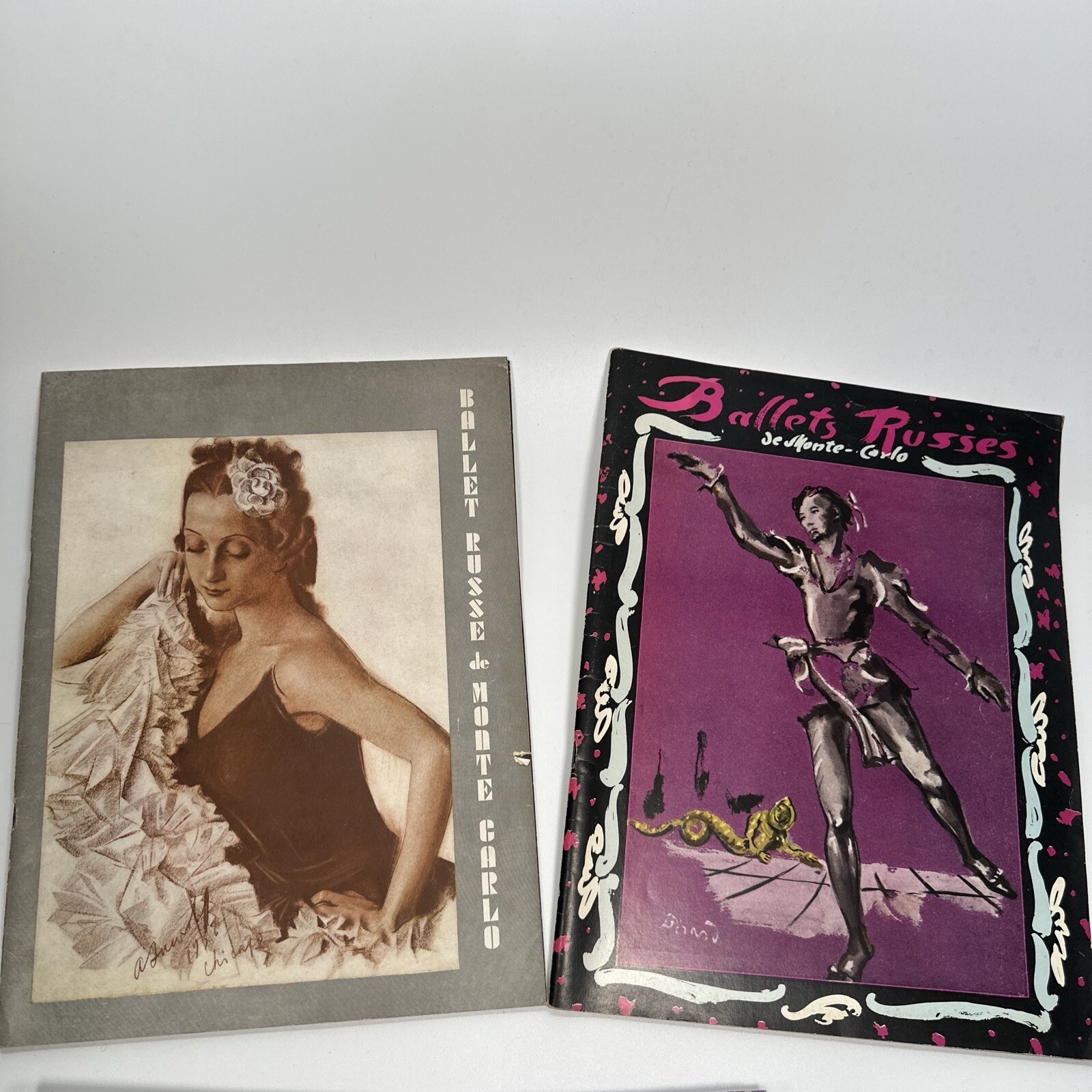 Lot of 15 Vintage Ballet Programs - Signatures / Ballet Russe / Slavenska / etc.