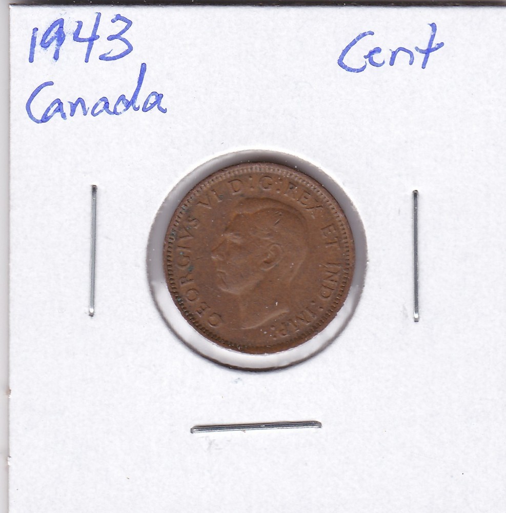 1943 Canadian Cent