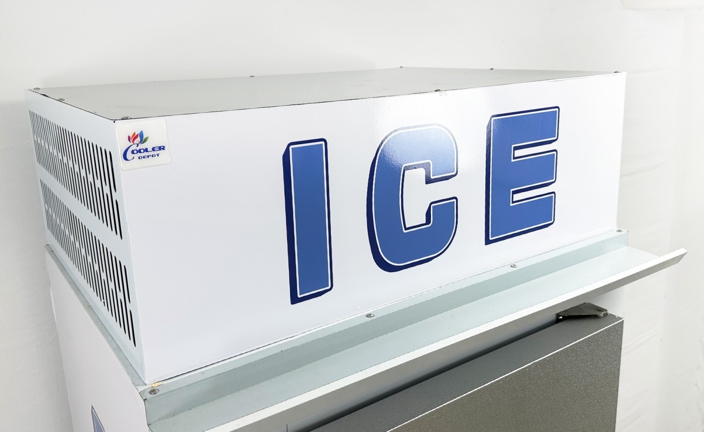 NEW 36" Ice Merchandiser Freezer Insulated 650L 100 Bags Capacity 115V