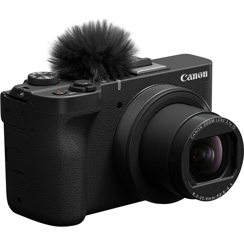 Canon PowerShot V1 Digital Camera 6390C001 - 12PC Accessory Bundle