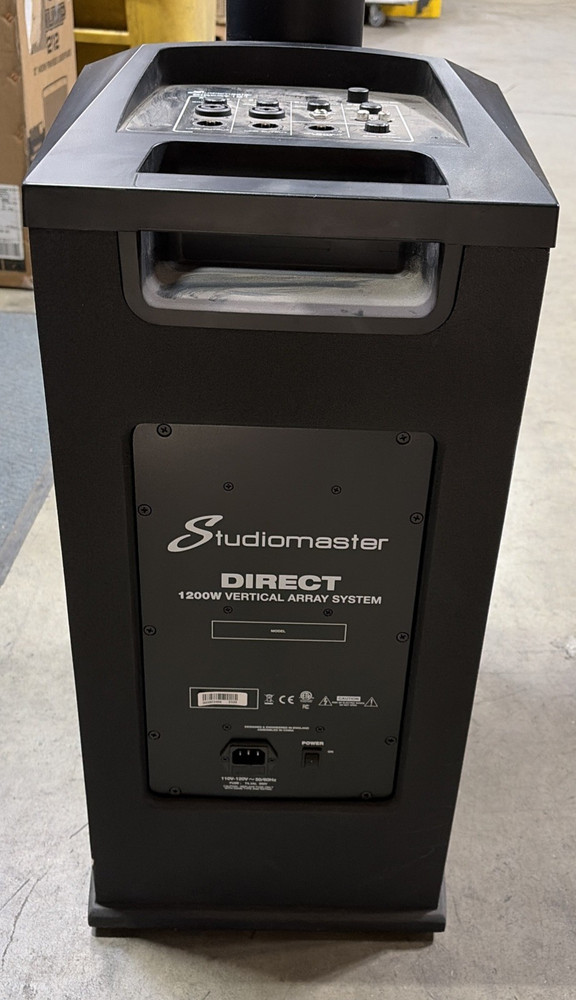 Studio Master DIRECT121 Subwoofer & Compact Vertical Array Column Speaker