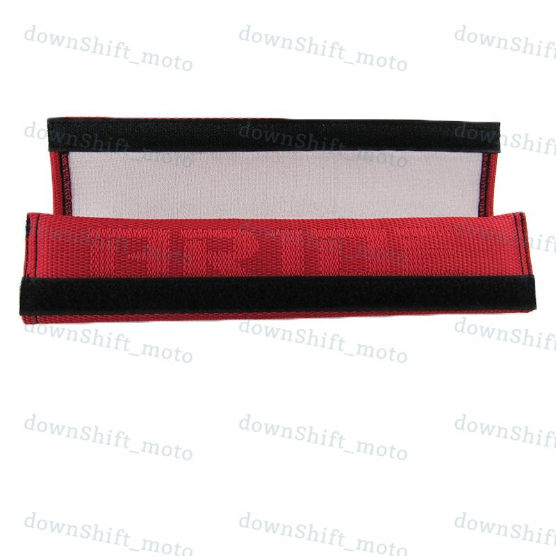 BRIDE Red Gradation Seat Belt Cover Shoulder Pads Fabric Racing Seat Material