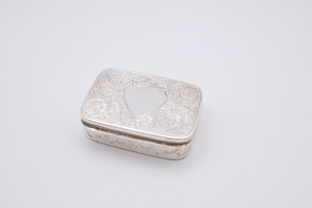 Contemporary Solid Silver Snuff Box Hallmarked Sheffield 2002